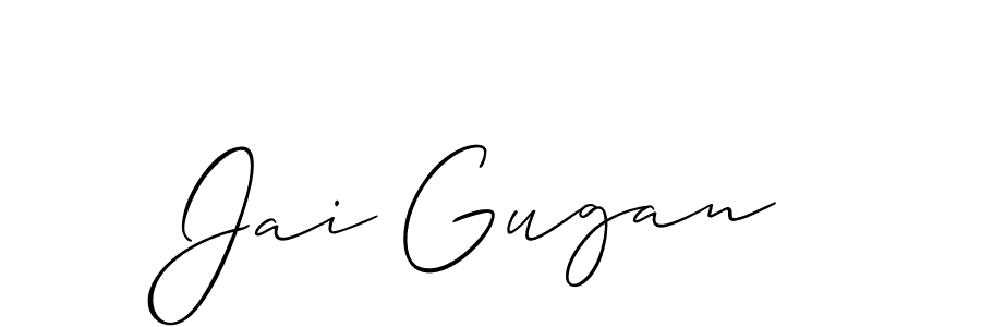 See photos of Jai Gugan official signature by Spectra . Check more albums & portfolios. Read reviews & check more about Allison_Script font. Jai Gugan signature style 2 images and pictures png