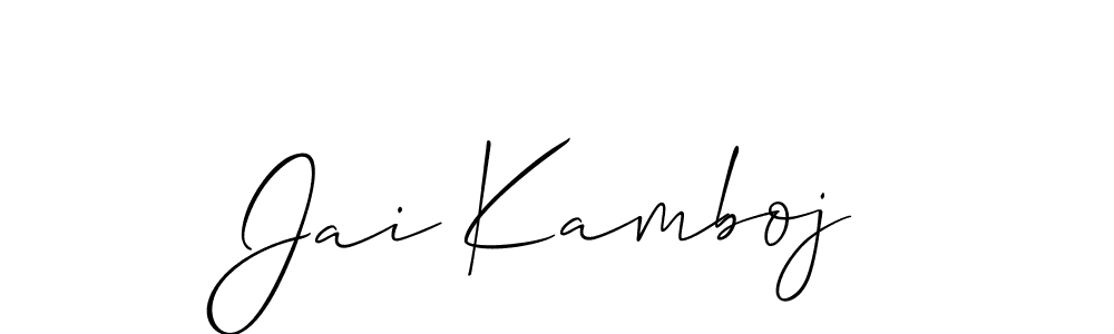 Make a beautiful signature design for name Jai Kamboj. Use this online signature maker to create a handwritten signature for free. Jai Kamboj signature style 2 images and pictures png