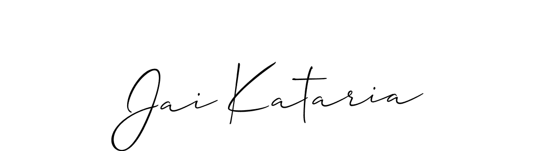 Also You can easily find your signature by using the search form. We will create Jai Kataria name handwritten signature images for you free of cost using Allison_Script sign style. Jai Kataria signature style 2 images and pictures png