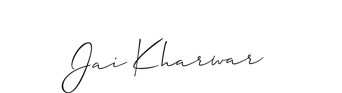 Here are the top 10 professional signature styles for the name Jai Kharwar. These are the best autograph styles you can use for your name. Jai Kharwar signature style 2 images and pictures png