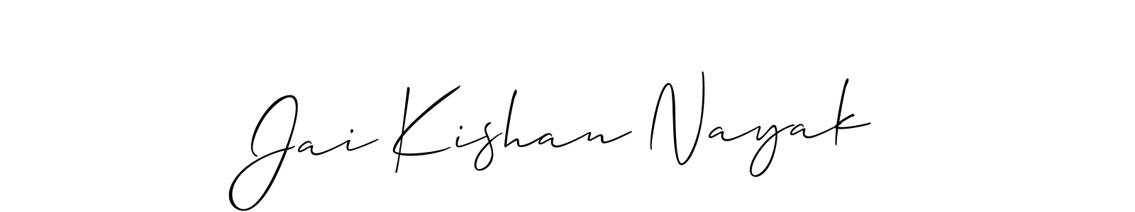 Similarly Allison_Script is the best handwritten signature design. Signature creator online .You can use it as an online autograph creator for name Jai Kishan Nayak. Jai Kishan Nayak signature style 2 images and pictures png