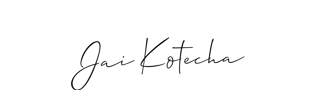 Here are the top 10 professional signature styles for the name Jai Kotecha. These are the best autograph styles you can use for your name. Jai Kotecha signature style 2 images and pictures png
