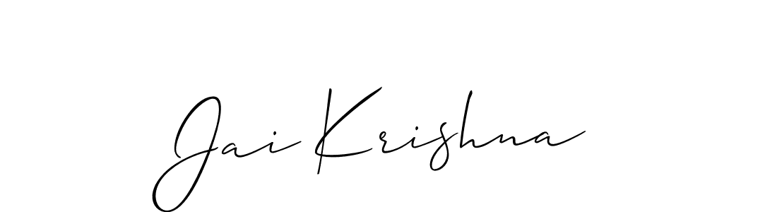 It looks lik you need a new signature style for name Jai Krishna. Design unique handwritten (Allison_Script) signature with our free signature maker in just a few clicks. Jai Krishna signature style 2 images and pictures png