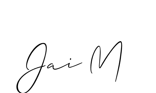 Here are the top 10 professional signature styles for the name Jai M. These are the best autograph styles you can use for your name. Jai M signature style 2 images and pictures png