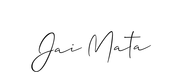 This is the best signature style for the Jai Mata name. Also you like these signature font (Allison_Script). Mix name signature. Jai Mata signature style 2 images and pictures png