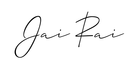 Create an unforgettable impression when signing with Jai Rai name styled in Allison_Script typography. 100% free online generator. Jai Rai signature style 2 images and pictures png