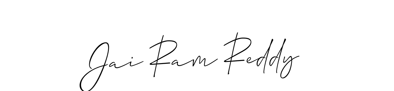 Use a signature maker to create a handwritten signature online. With this signature software, you can design (Allison_Script) your own signature for name Jai Ram Reddy. Jai Ram Reddy signature style 2 images and pictures png
