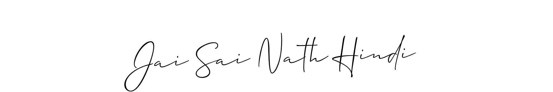 Jai Sai Nath Hindi stylish signature style. Best Handwritten Sign (Allison_Script) for my name. Handwritten Signature Collection Ideas for my name Jai Sai Nath Hindi. Jai Sai Nath Hindi signature style 2 images and pictures png
