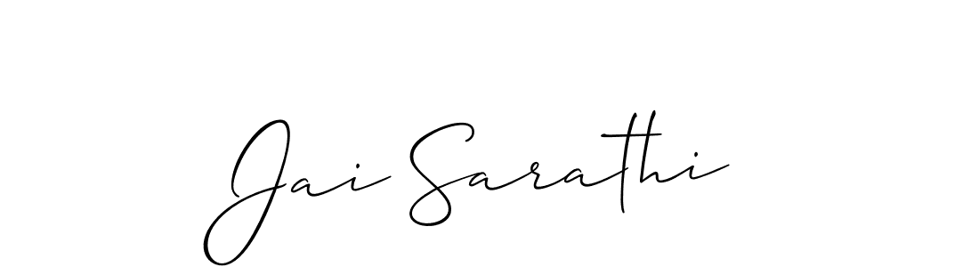 Once you've used our free online signature maker to create your best signature Allison_Script style, it's time to enjoy all of the benefits that Jai Sarathi name signing documents. Jai Sarathi signature style 2 images and pictures png