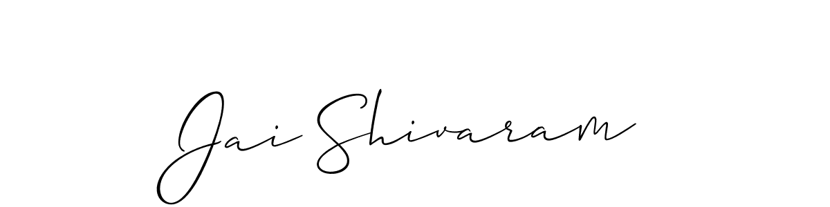 if you are searching for the best signature style for your name Jai Shivaram. so please give up your signature search. here we have designed multiple signature styles  using Allison_Script. Jai Shivaram signature style 2 images and pictures png