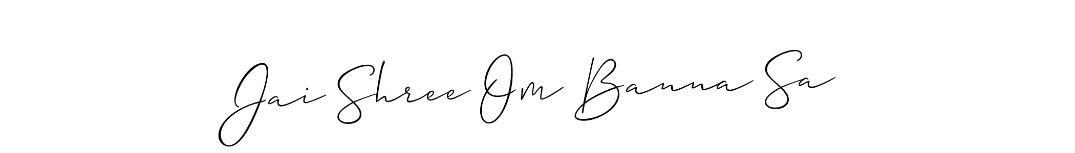 This is the best signature style for the Jai Shree Om Banna Sa name. Also you like these signature font (Allison_Script). Mix name signature. Jai Shree Om Banna Sa signature style 2 images and pictures png