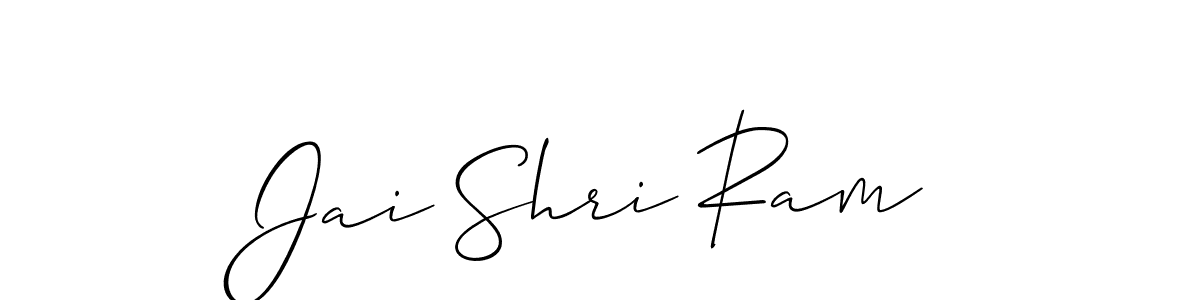Also You can easily find your signature by using the search form. We will create Jai Shri Ram name handwritten signature images for you free of cost using Allison_Script sign style. Jai Shri Ram signature style 2 images and pictures png
