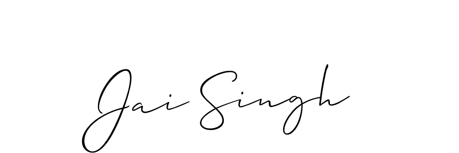 How to make Jai Singh name signature. Use Allison_Script style for creating short signs online. This is the latest handwritten sign. Jai Singh signature style 2 images and pictures png