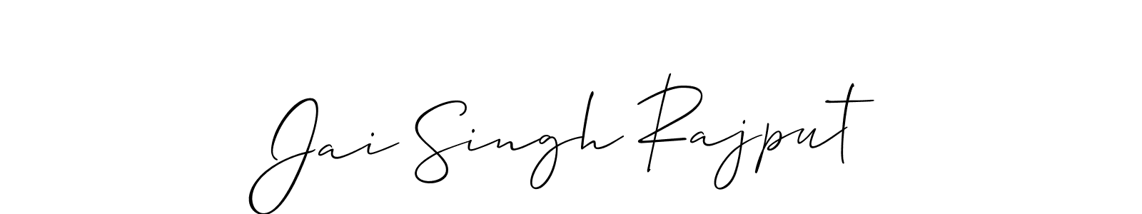 Make a short Jai Singh Rajput signature style. Manage your documents anywhere anytime using Allison_Script. Create and add eSignatures, submit forms, share and send files easily. Jai Singh Rajput signature style 2 images and pictures png