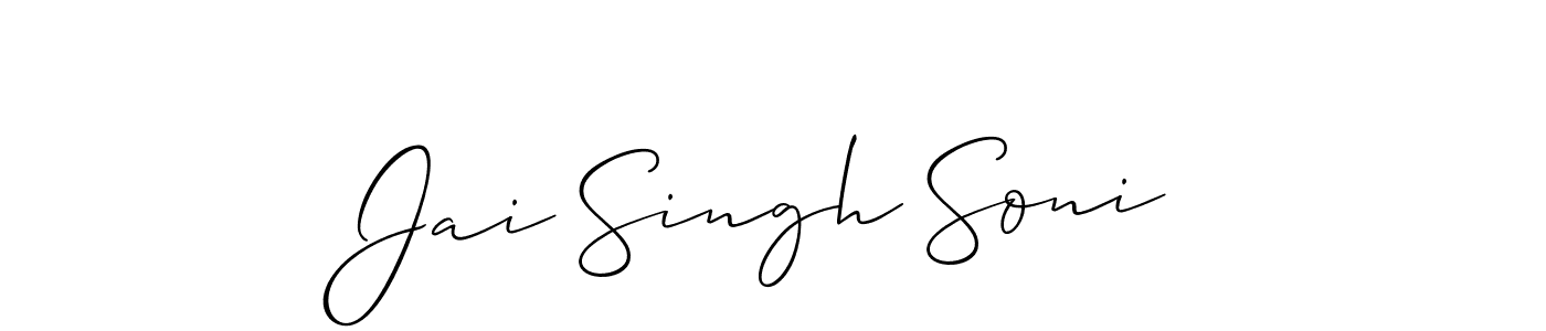 You can use this online signature creator to create a handwritten signature for the name Jai Singh Soni. This is the best online autograph maker. Jai Singh Soni signature style 2 images and pictures png