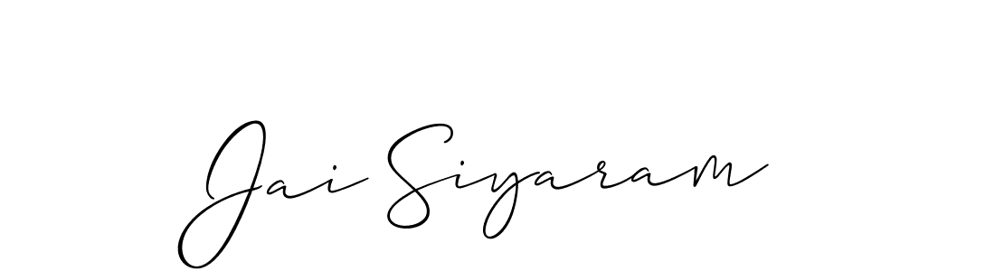 How to make Jai Siyaram name signature. Use Allison_Script style for creating short signs online. This is the latest handwritten sign. Jai Siyaram signature style 2 images and pictures png