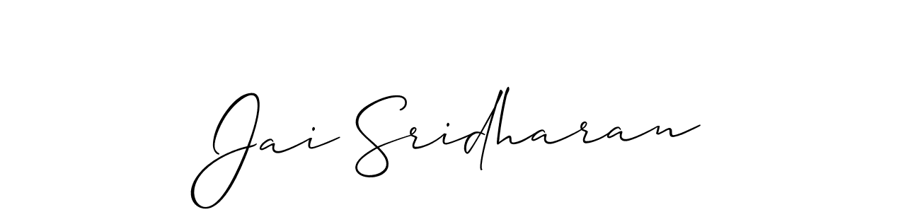 Similarly Allison_Script is the best handwritten signature design. Signature creator online .You can use it as an online autograph creator for name Jai Sridharan. Jai Sridharan signature style 2 images and pictures png