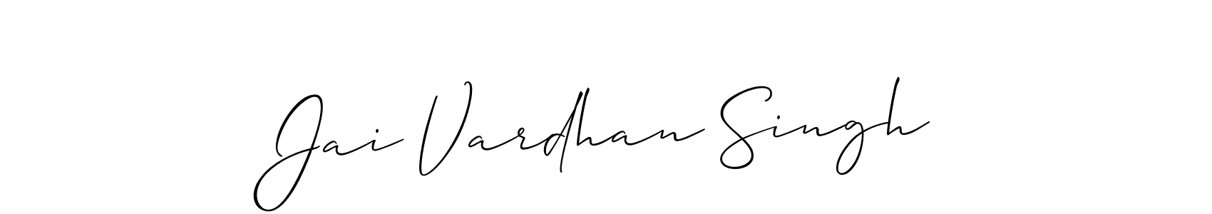 The best way (Allison_Script) to make a short signature is to pick only two or three words in your name. The name Jai Vardhan Singh include a total of six letters. For converting this name. Jai Vardhan Singh signature style 2 images and pictures png