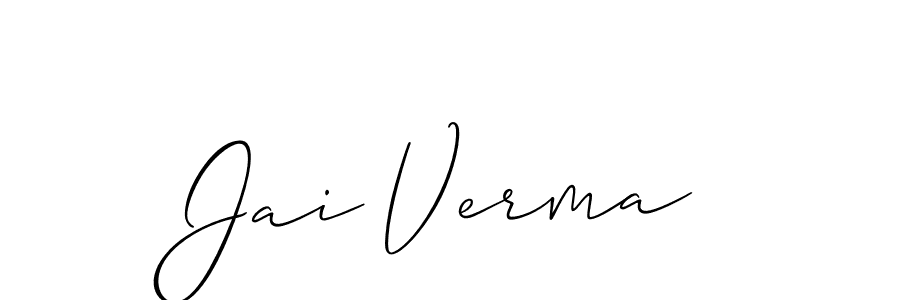 How to Draw Jai Verma signature style? Allison_Script is a latest design signature styles for name Jai Verma. Jai Verma signature style 2 images and pictures png