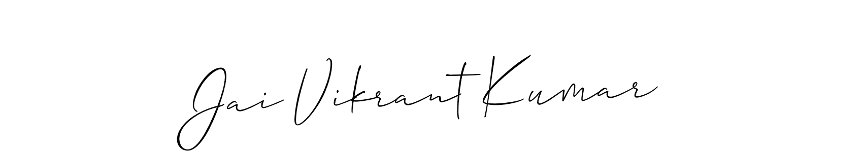 Make a beautiful signature design for name Jai Vikrant Kumar. Use this online signature maker to create a handwritten signature for free. Jai Vikrant Kumar signature style 2 images and pictures png