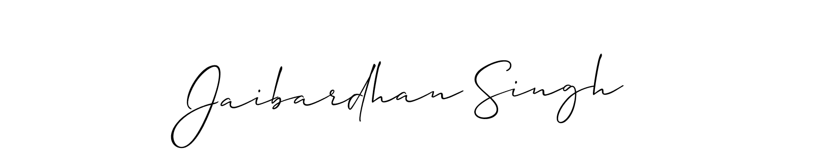 Jaibardhan Singh stylish signature style. Best Handwritten Sign (Allison_Script) for my name. Handwritten Signature Collection Ideas for my name Jaibardhan Singh. Jaibardhan Singh signature style 2 images and pictures png