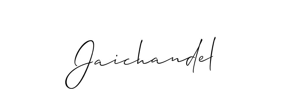You can use this online signature creator to create a handwritten signature for the name Jaichandel. This is the best online autograph maker. Jaichandel signature style 2 images and pictures png