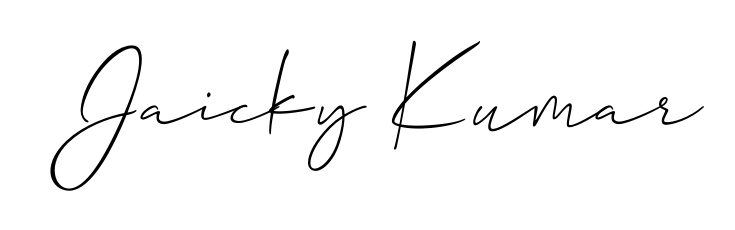 Design your own signature with our free online signature maker. With this signature software, you can create a handwritten (Allison_Script) signature for name Jaicky Kumar. Jaicky Kumar signature style 2 images and pictures png