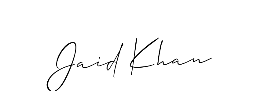Once you've used our free online signature maker to create your best signature Allison_Script style, it's time to enjoy all of the benefits that Jaid Khan name signing documents. Jaid Khan signature style 2 images and pictures png
