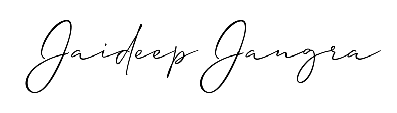 Create your official email sign-off with Jaideep Jangra name in Allison_Script style. Crisp, clean, and perfectly legible across all screens. Jaideep Jangra signature style 2 images and pictures png