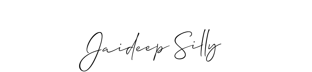 How to Draw Jaideep Silly signature style? Allison_Script is a latest design signature styles for name Jaideep Silly. Jaideep Silly signature style 2 images and pictures png