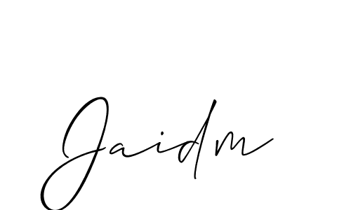Make a beautiful signature design for name Jaidm. Use this online signature maker to create a handwritten signature for free. Jaidm signature style 2 images and pictures png