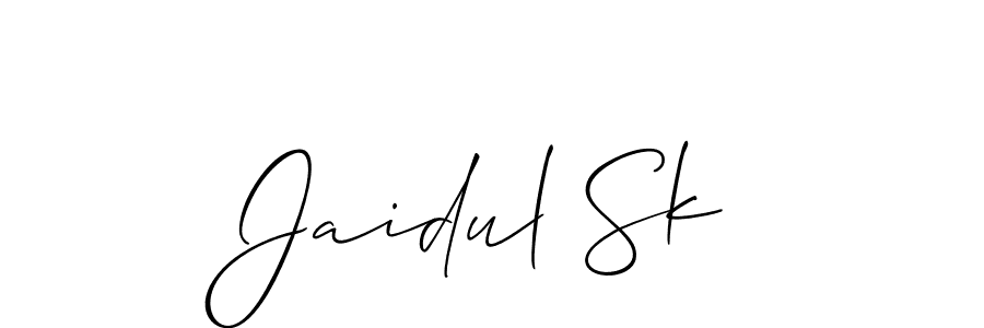 Check out images of Autograph of Jaidul Sk name. Actor Jaidul Sk Signature Style. Allison_Script is a professional sign style online. Jaidul Sk signature style 2 images and pictures png