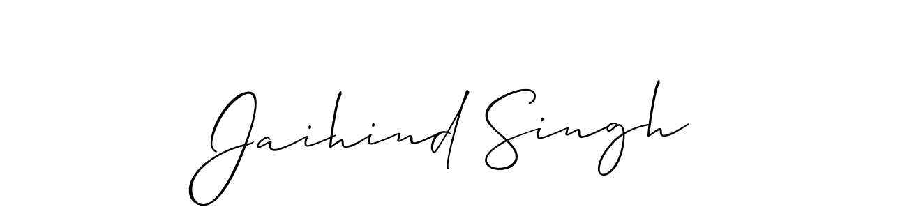 Also You can easily find your signature by using the search form. We will create Jaihind Singh name handwritten signature images for you free of cost using Allison_Script sign style. Jaihind Singh signature style 2 images and pictures png