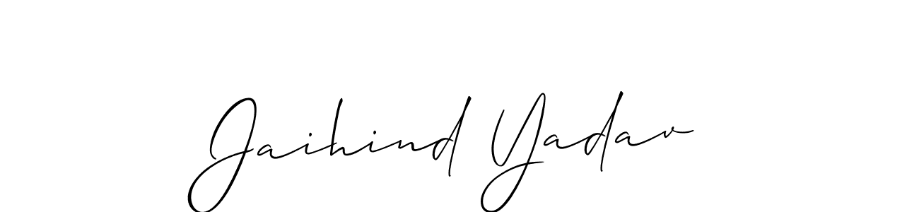 Make a short Jaihind Yadav signature style. Manage your documents anywhere anytime using Allison_Script. Create and add eSignatures, submit forms, share and send files easily. Jaihind Yadav signature style 2 images and pictures png
