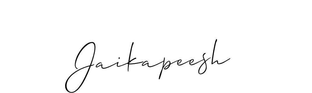 Make a short Jaikapeesh signature style. Manage your documents anywhere anytime using Allison_Script. Create and add eSignatures, submit forms, share and send files easily. Jaikapeesh signature style 2 images and pictures png