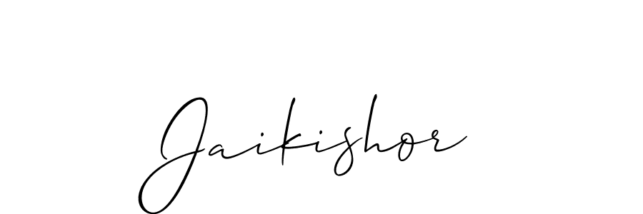 Also we have Jaikishor name is the best signature style. Create professional handwritten signature collection using Allison_Script autograph style. Jaikishor signature style 2 images and pictures png