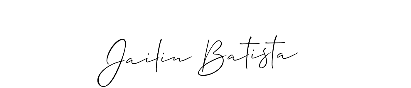 Make a short Jailin Batista signature style. Manage your documents anywhere anytime using Allison_Script. Create and add eSignatures, submit forms, share and send files easily. Jailin Batista signature style 2 images and pictures png