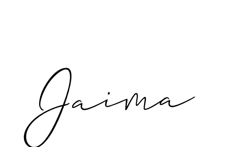 Allison_Script is a professional signature style that is perfect for those who want to add a touch of class to their signature. It is also a great choice for those who want to make their signature more unique. Get Jaima name to fancy signature for free. Jaima signature style 2 images and pictures png