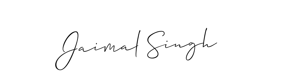 Jaimal Singh stylish signature style. Best Handwritten Sign (Allison_Script) for my name. Handwritten Signature Collection Ideas for my name Jaimal Singh. Jaimal Singh signature style 2 images and pictures png