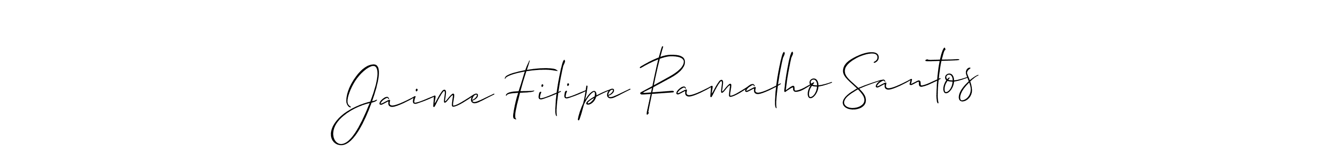 This is the best signature style for the Jaime Filipe Ramalho Santos name. Also you like these signature font (Allison_Script). Mix name signature. Jaime Filipe Ramalho Santos signature style 2 images and pictures png