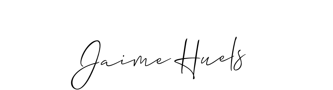 Jaime Huels stylish signature style. Best Handwritten Sign (Allison_Script) for my name. Handwritten Signature Collection Ideas for my name Jaime Huels. Jaime Huels signature style 2 images and pictures png