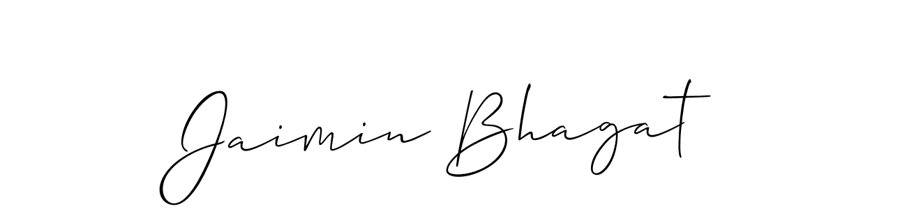 How to Draw Jaimin Bhagat signature style? Allison_Script is a latest design signature styles for name Jaimin Bhagat. Jaimin Bhagat signature style 2 images and pictures png