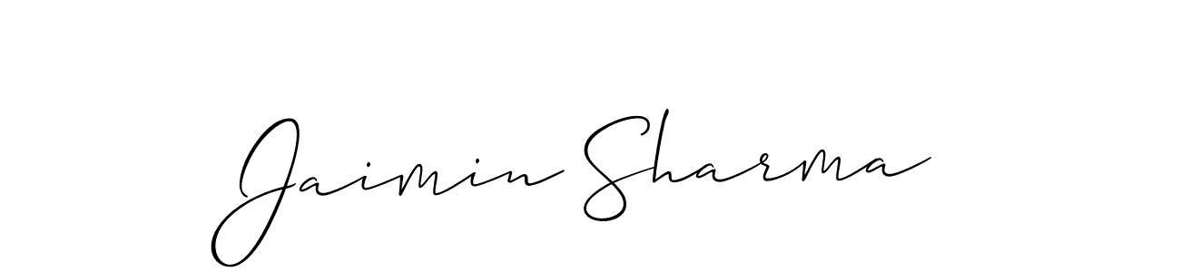 Make a beautiful signature design for name Jaimin Sharma. Use this online signature maker to create a handwritten signature for free. Jaimin Sharma signature style 2 images and pictures png