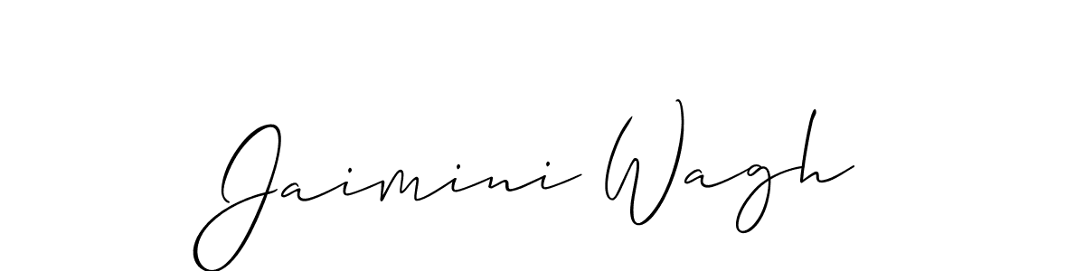 It looks lik you need a new signature style for name Jaimini Wagh. Design unique handwritten (Allison_Script) signature with our free signature maker in just a few clicks. Jaimini Wagh signature style 2 images and pictures png