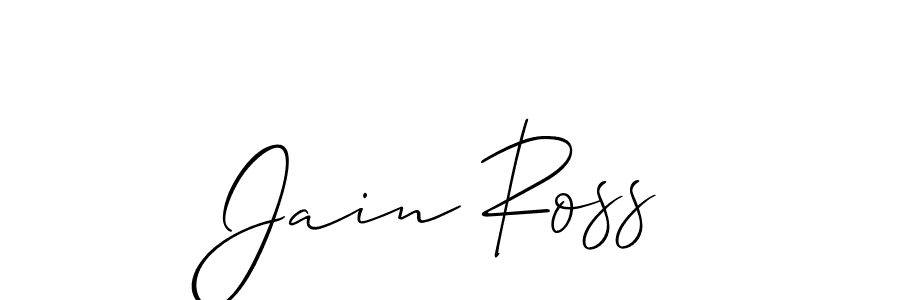 Similarly Allison_Script is the best handwritten signature design. Signature creator online .You can use it as an online autograph creator for name Jain Ross. Jain Ross signature style 2 images and pictures png