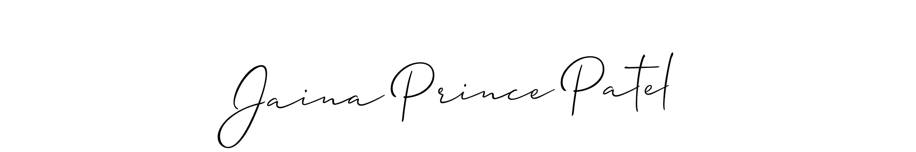 Make a beautiful signature design for name Jaina Prince Patel. Use this online signature maker to create a handwritten signature for free. Jaina Prince Patel signature style 2 images and pictures png
