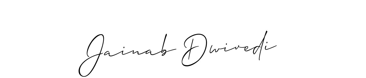 Once you've used our free online signature maker to create your best signature Allison_Script style, it's time to enjoy all of the benefits that Jainab Dwivedi name signing documents. Jainab Dwivedi signature style 2 images and pictures png