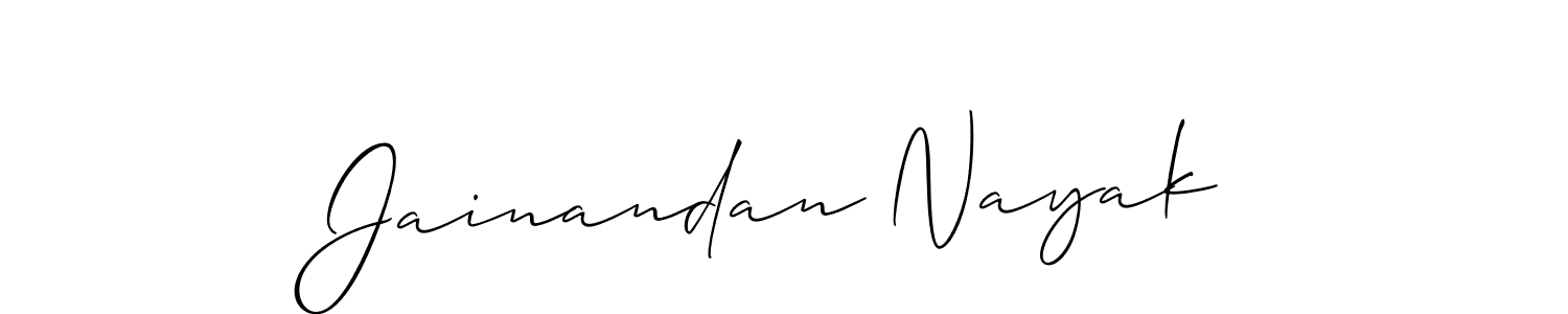 Use a signature maker to create a handwritten signature online. With this signature software, you can design (Allison_Script) your own signature for name Jainandan Nayak. Jainandan Nayak signature style 2 images and pictures png