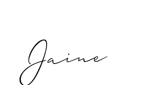 How to Draw Jaine signature style? Allison_Script is a latest design signature styles for name Jaine. Jaine signature style 2 images and pictures png