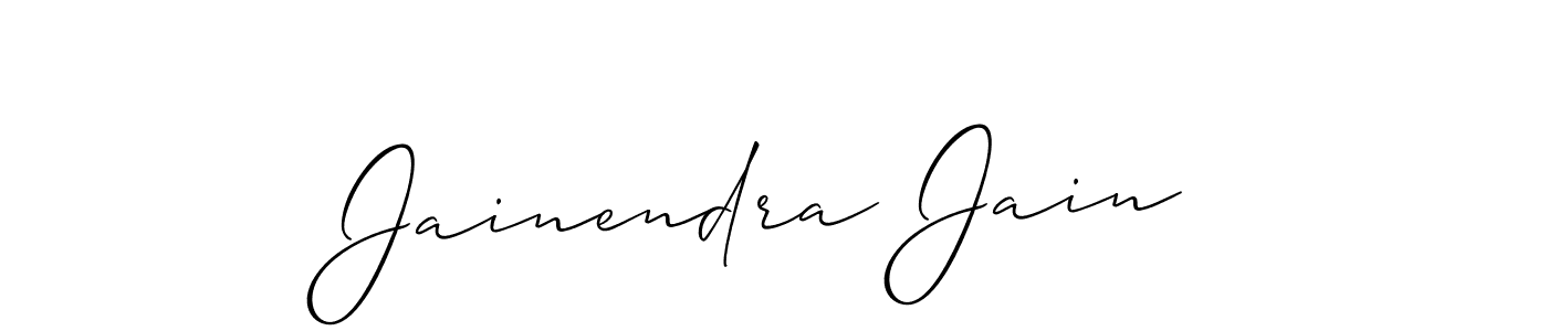 How to make Jainendra Jain signature? Allison_Script is a professional autograph style. Create handwritten signature for Jainendra Jain name. Jainendra Jain signature style 2 images and pictures png